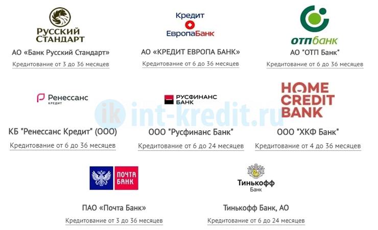 Банки, где можно взять кредит онлайн на телефон в магазине ДНС (в рассрочку)